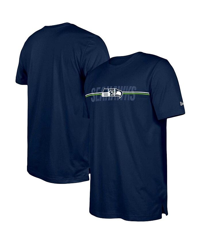 

Мужская темно-синяя футболка College Seattle Seahawks 2023 NFL Training Camp New Era, синий