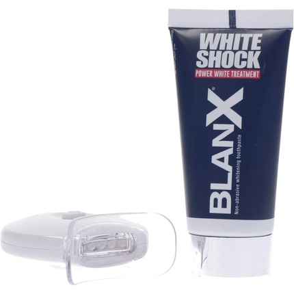Средство White Shock Treatment 50 мл + Led Bite, Blanx blanx набор для отбеливания white shock power white treatment led bite 50 мл мята