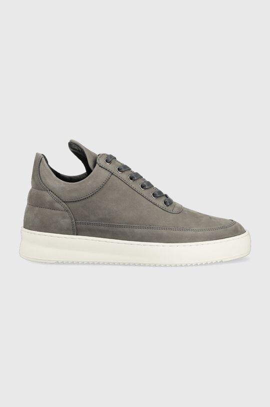 

Кроссовки Low Top Ripple из нубука Filling Pieces, серый