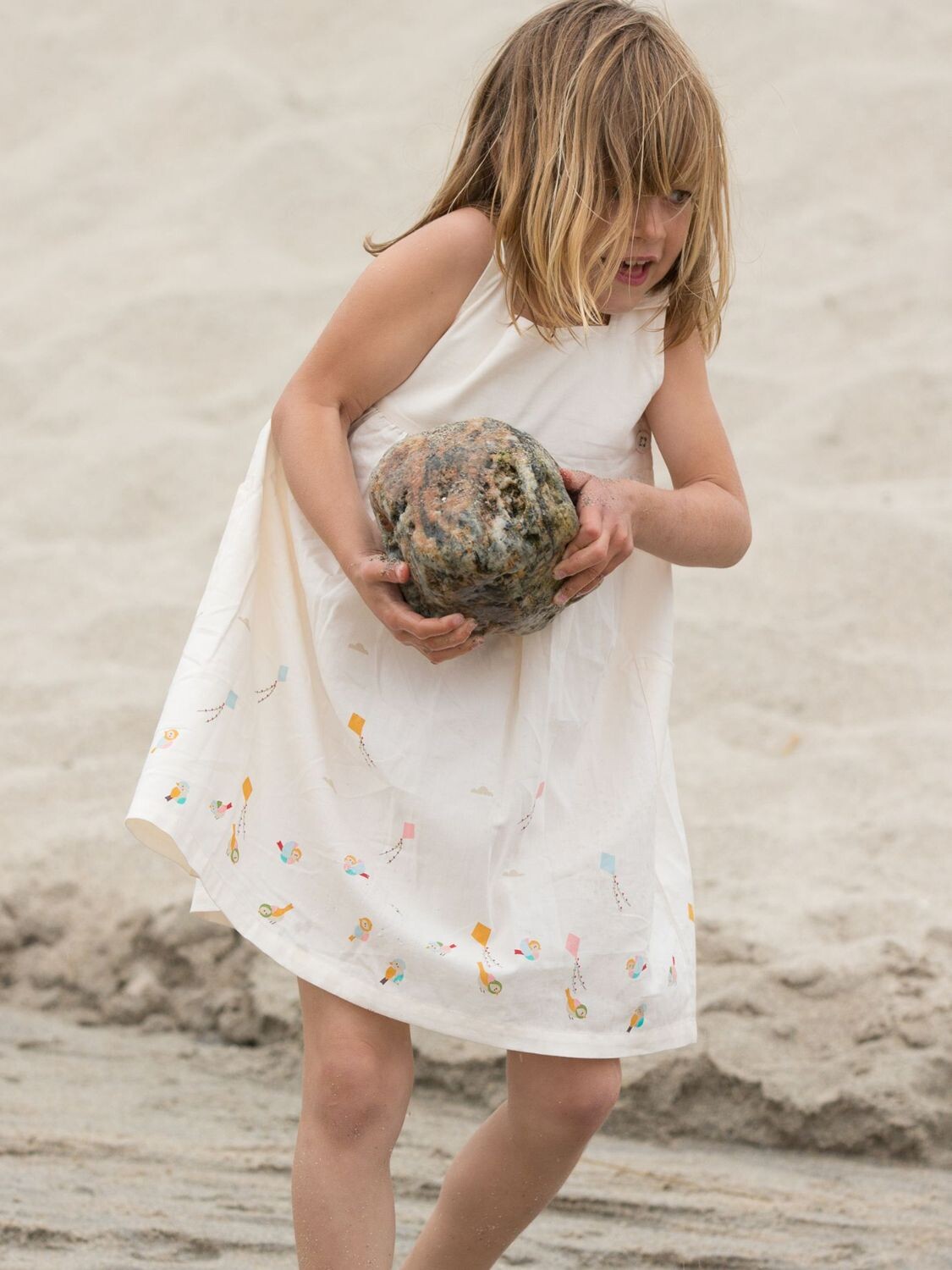 

Платье Little Green Radicals Baby Organic Sky Pinny, нейтральные цвета