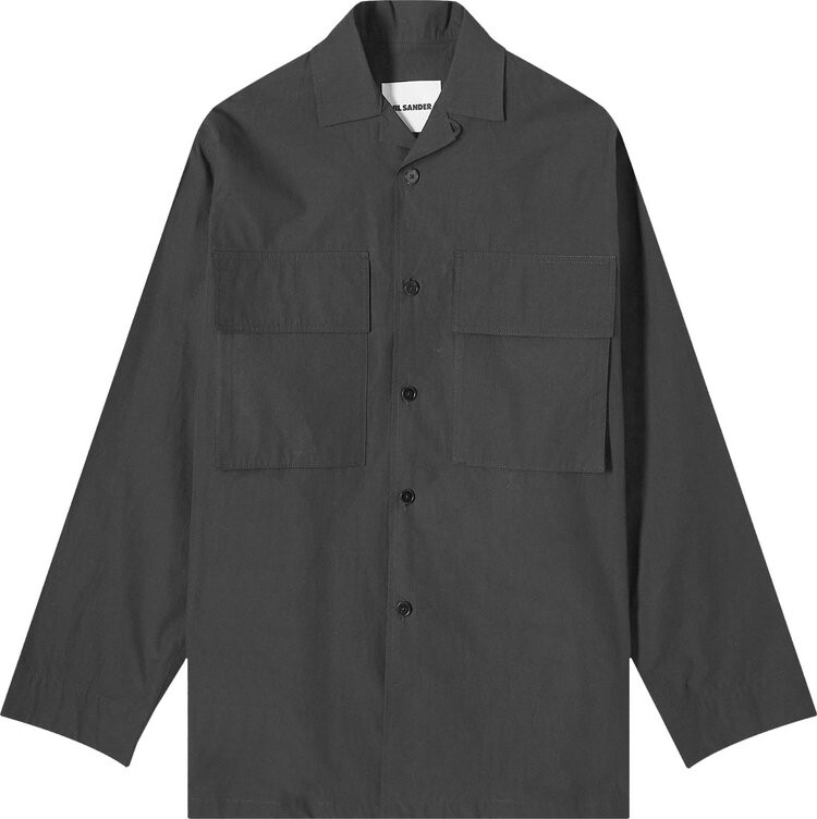 

Рубашка Jil Sander Plus Pocket Bowling 'Black', черный