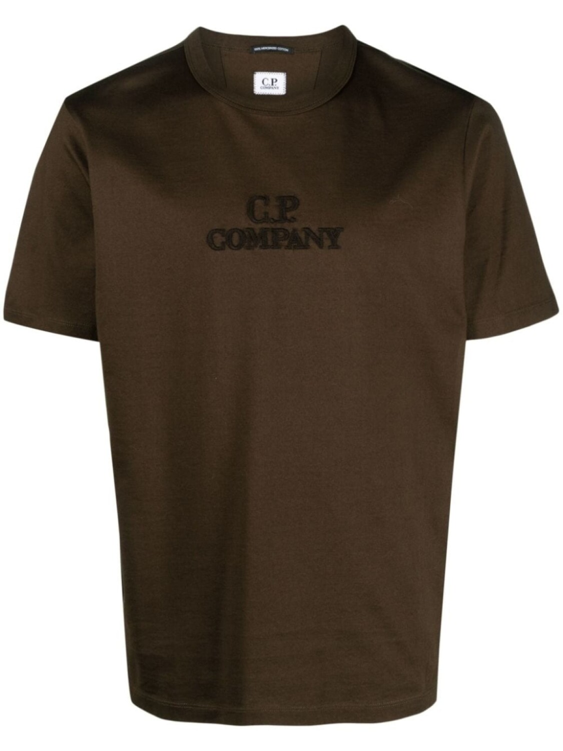 

C.P. Company футболка с вышитым логотипом, зеленый