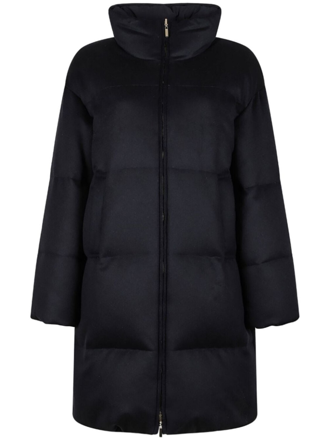 

Max Mara пуховик с высоким воротником, синий
