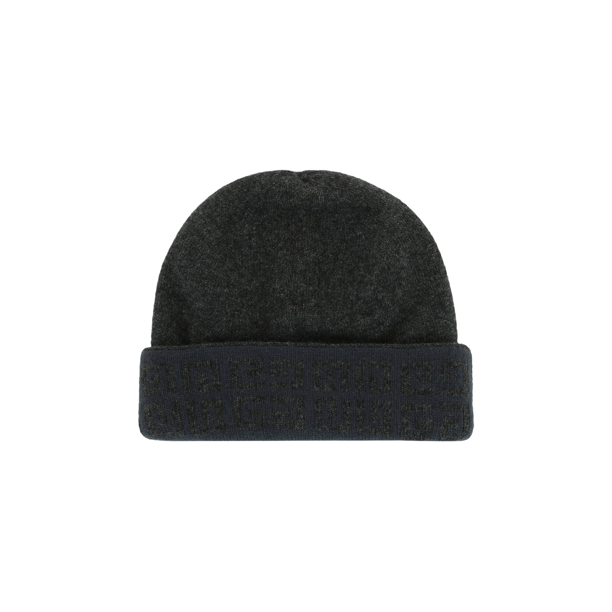 Шерстяная шапка с мотивом 4G, Givenchy, Серая тёмно серая шерстяная шапка sevenext