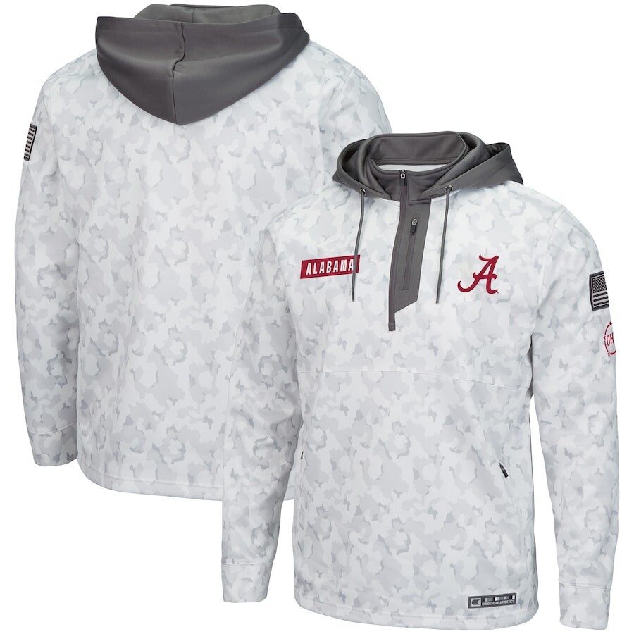 

Толстовка на молнии Colosseum Alabama Crimson Tide, камуфляж