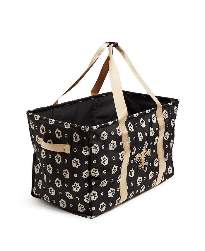 

Женская большая автомобильная сумка New Orleans Saints Reactive Vera Bradley, черный