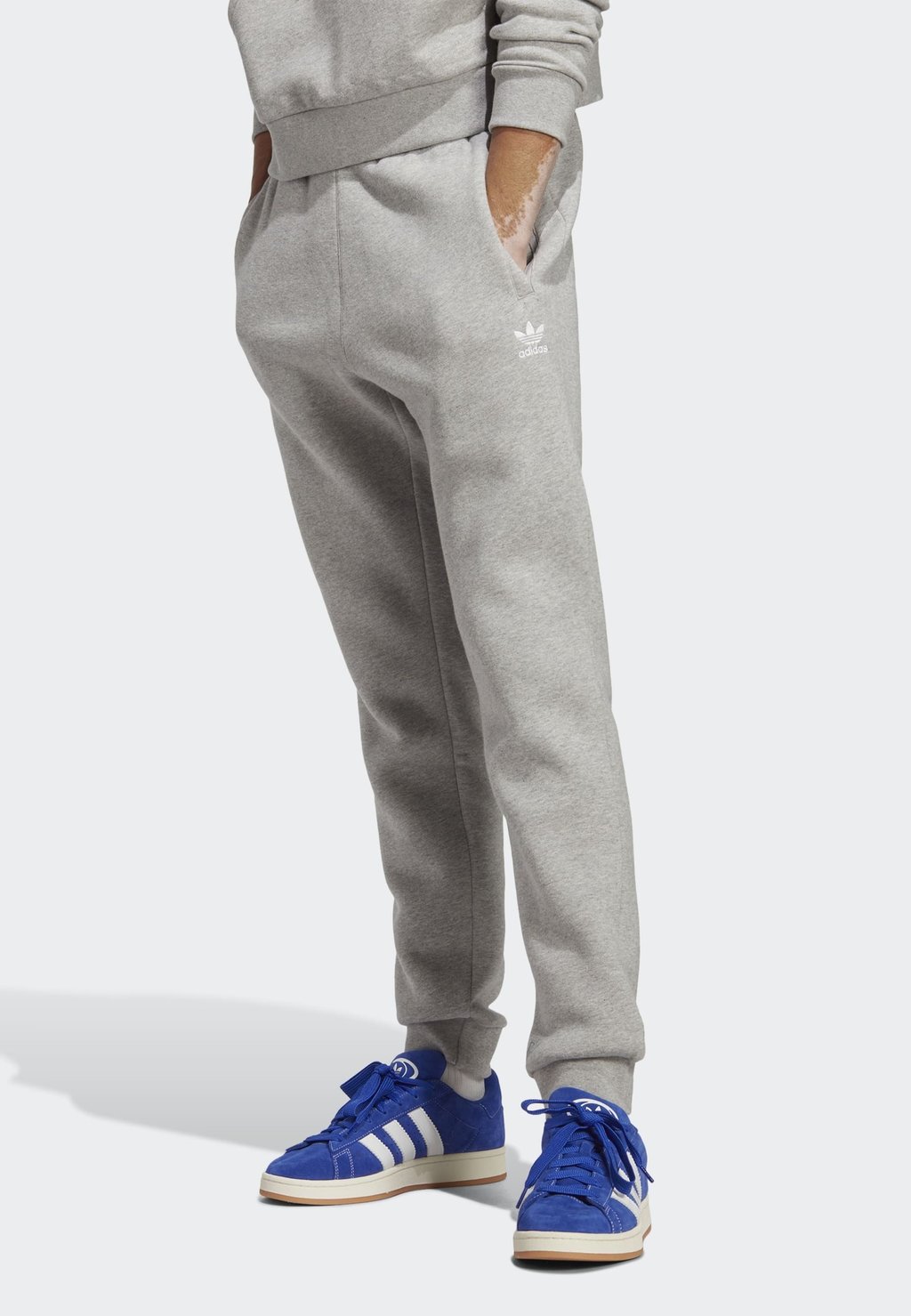 Спортивные брюки Trefoil Essentials adidas Originals, цвет medium grey heather