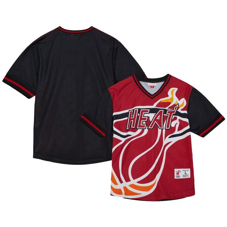 

Футболка с коротким рукавом Mitchell & Ness Miami Heat, красный