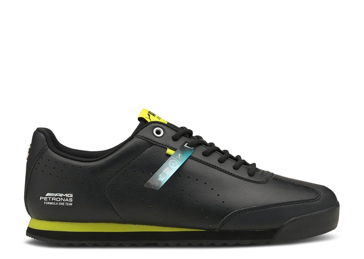 

Кроссовки Puma Mercedes-Amg Petronas F1 X Roma 'Black Energy Yellow', черный