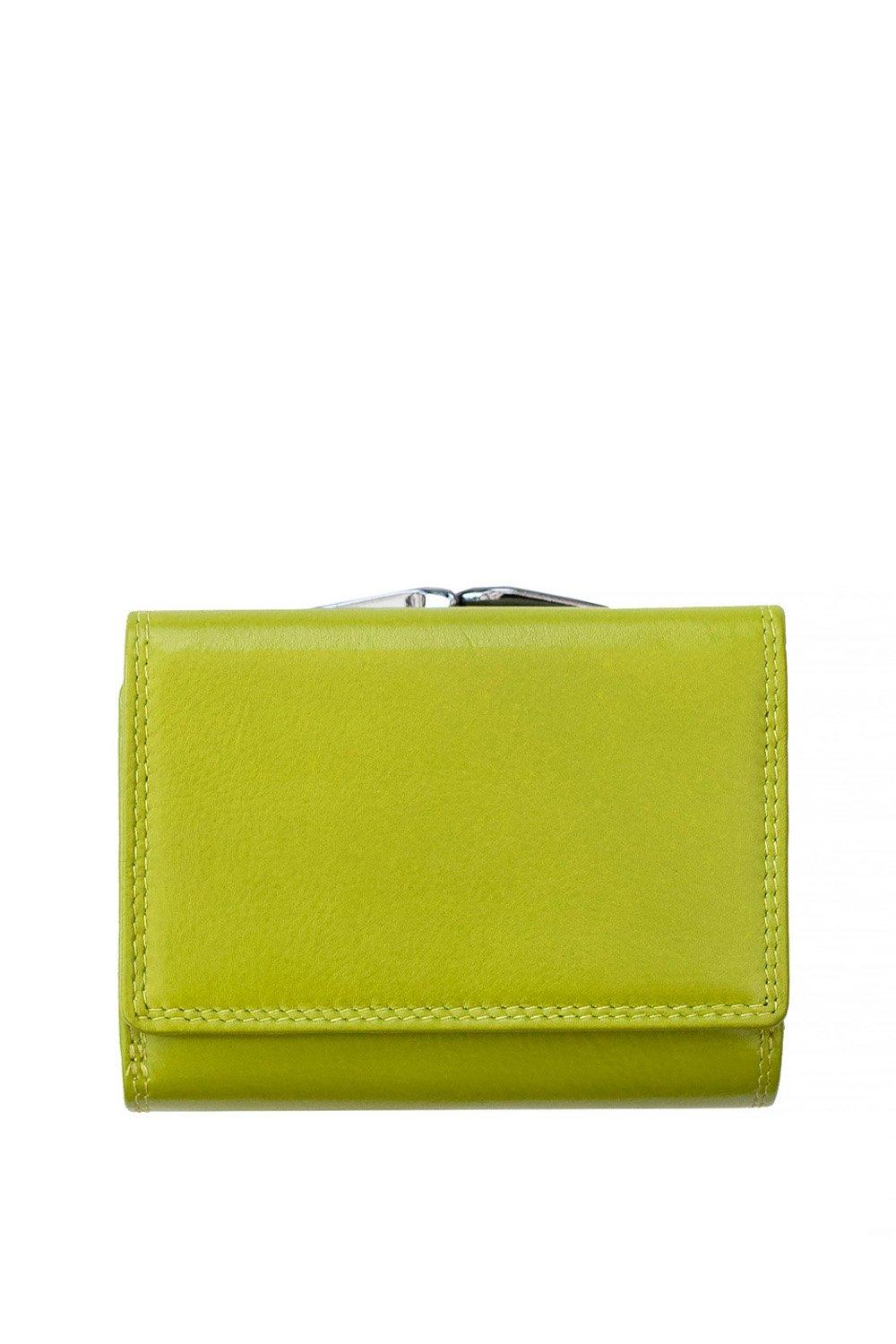 Кожаный кошелек с двойным клапаном 'Verona' PRIMEHIDE, зеленый