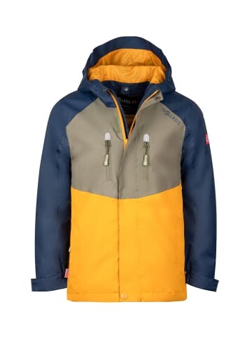 

Дождевик Trollkids Nusfjord, цвет Moosgrün/Goldgelb/Blau