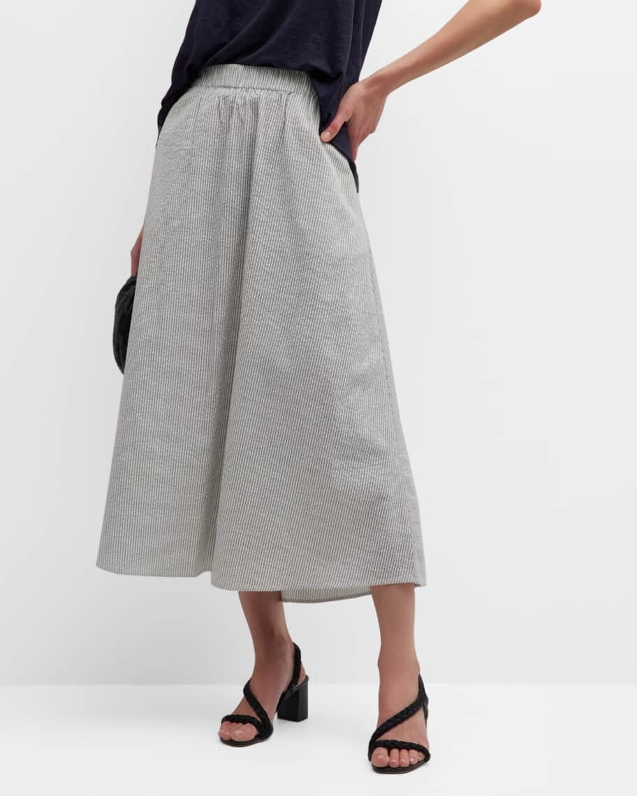 

Юбка миди прямого кроя из органического хлопка Eileen Fisher
