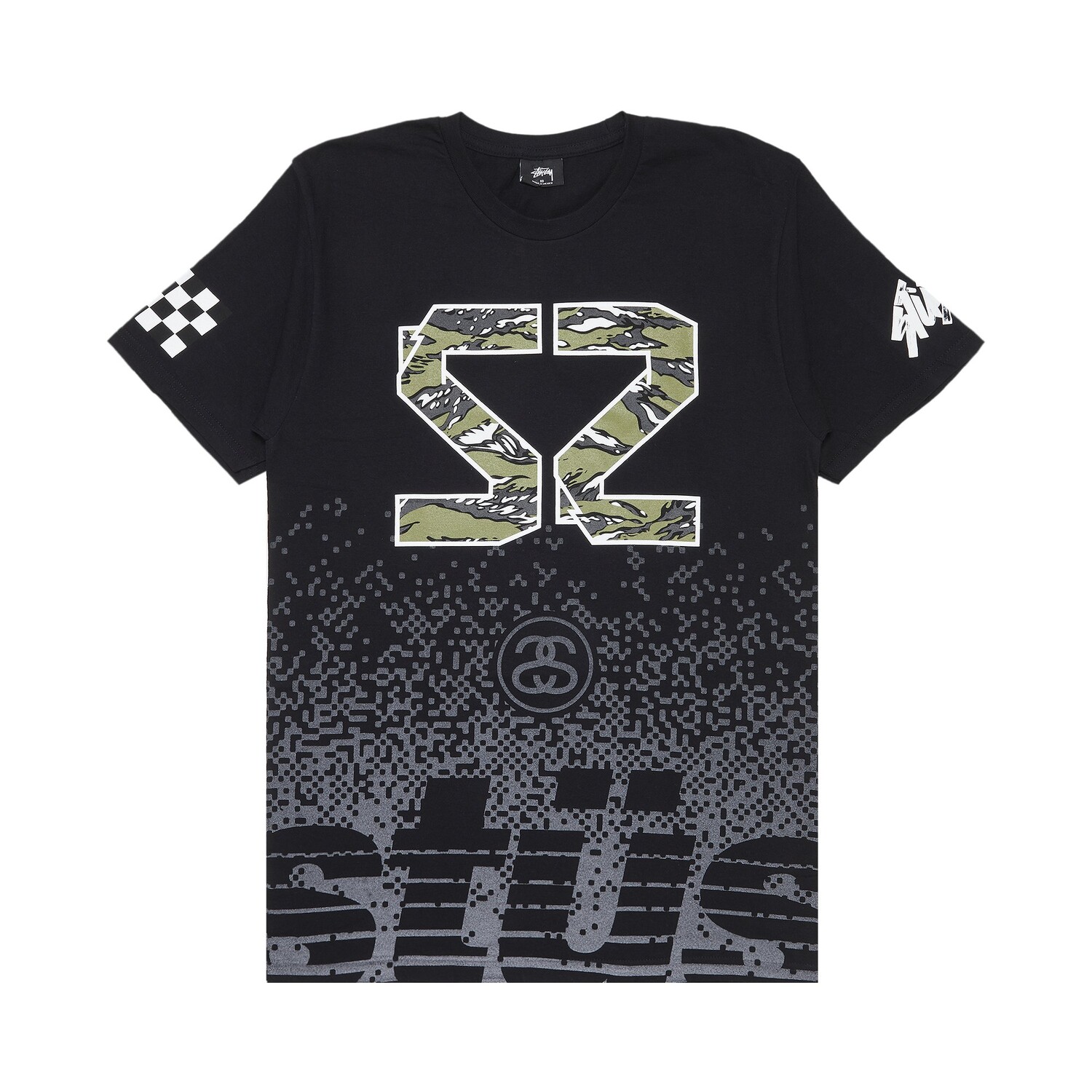 

Футболка Stussy Camo 35, черная, Черный