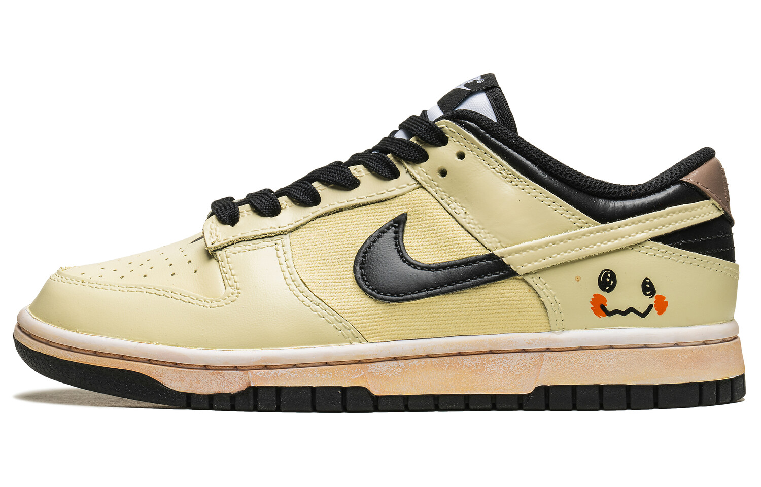 

Кроссовки Nike Dunk Skateboarding Shoes Women's Low-top Beige, бежевый
