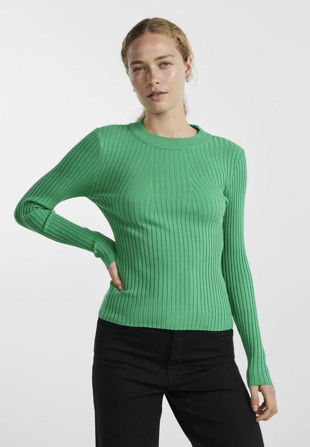 

Свитшот Pieces CRISTA LS O-NECK NOOS BC, цвет mint