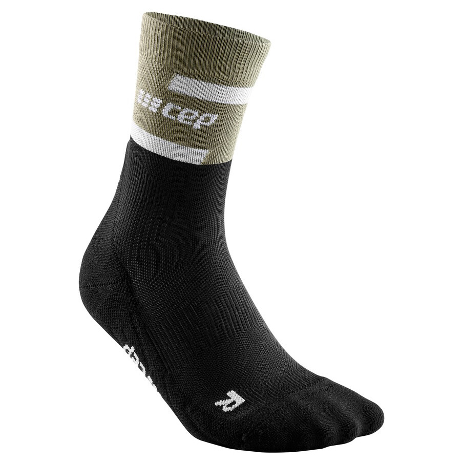 

Носки для бега Cep Women's The Run Socks Mid Cut V4, цвет Olive/Black