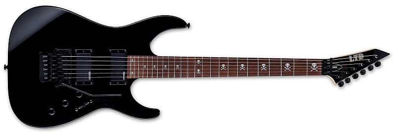 

Электрогитара ESP LTD KH-202 FR HH Kirk Hammett Signature Black Electric Guitar