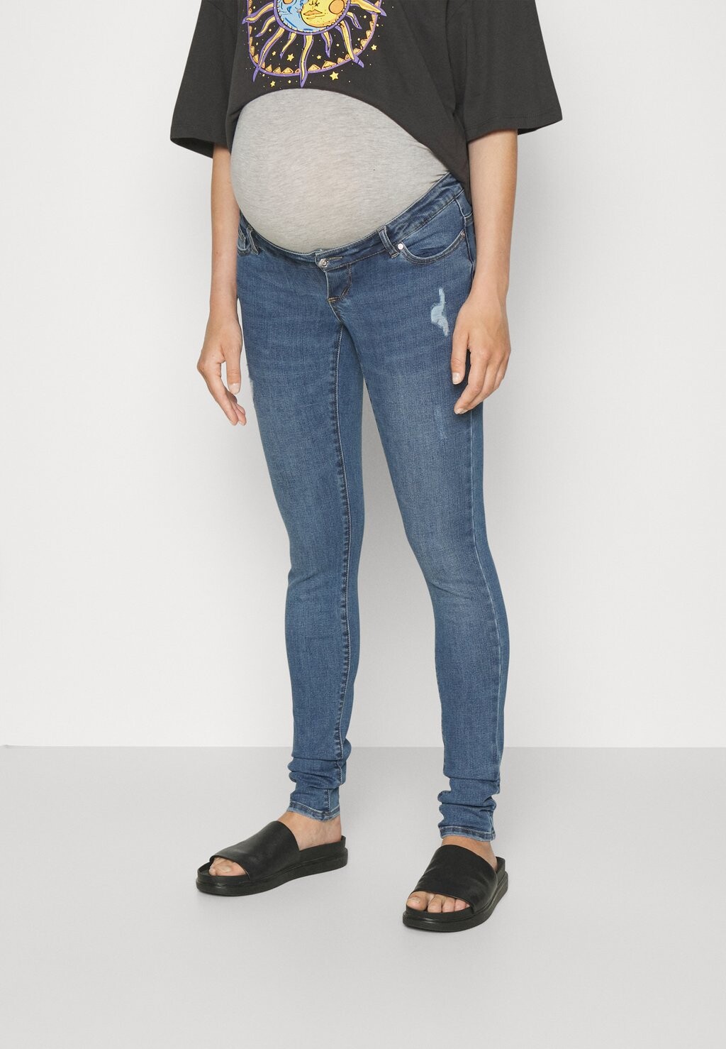 

Джинсы Skinny Fit ONLY MATERNITY, темно-синий