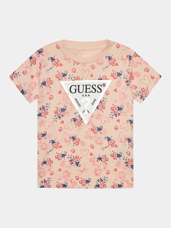 

Футболка стандартного кроя Guess, бежевый