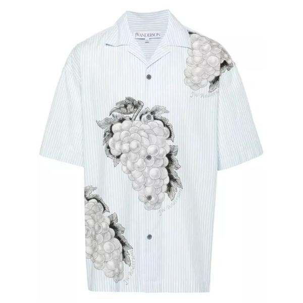 

Футболка ed grape-print shirt J.W. Anderson, мультиколор