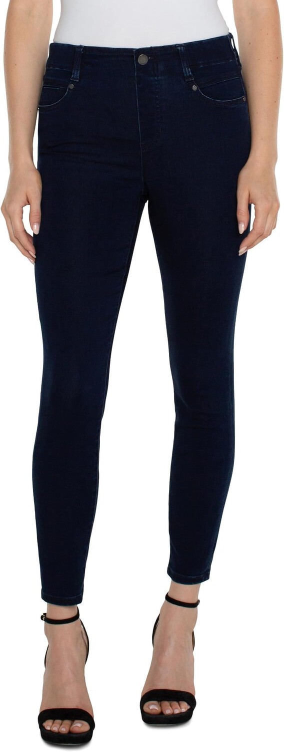 

Джинсы Gia Glider Pull-On Forever Fit Ankle Skinny Mid-Rise Stretch Denim Jean 28" in Buckthorn Liverpool Los Angeles, цвет Buckthorn