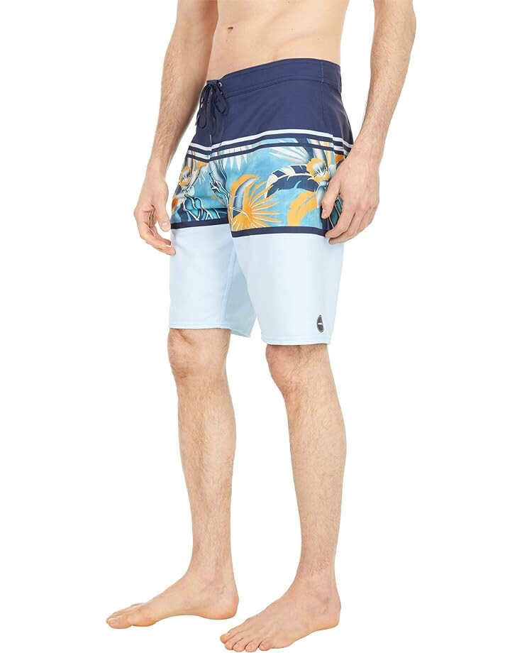 

Шорты для плавания O'Neill Hyperfreak Heist Print Boardshorts, темно-синий