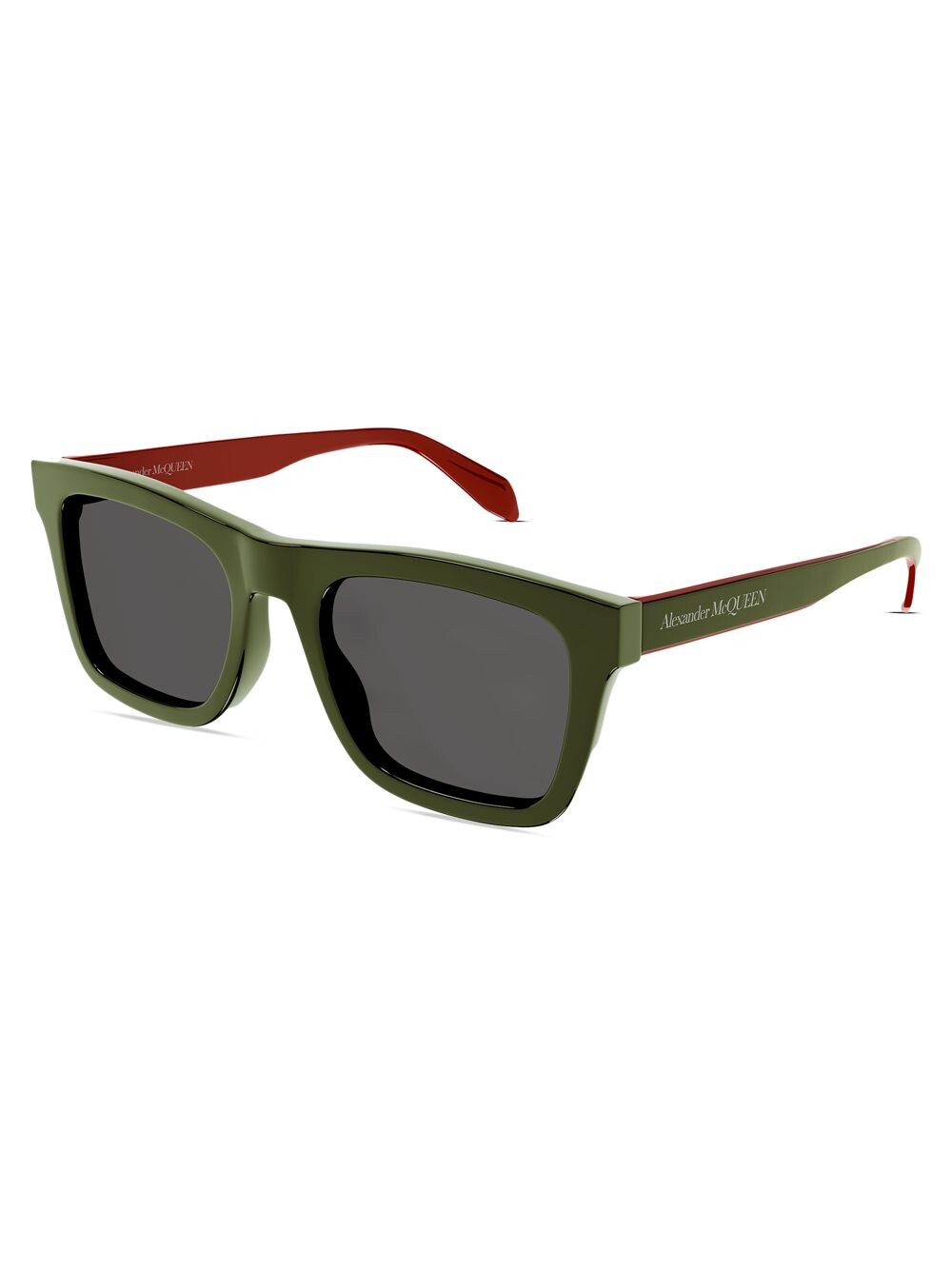 

Солнцезащитные очки Casual Lines Am0301s-005 54MM Alexander McQueen, зеленый