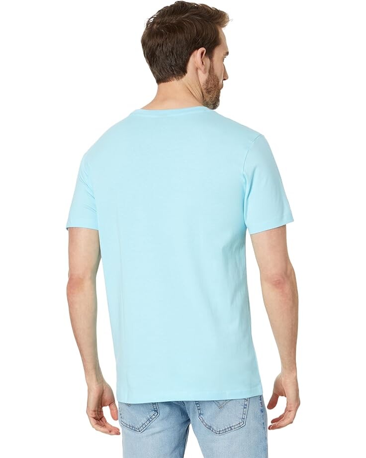 

Футболка U.S. POLO ASSN. Solid Crew Neck Pocket T-Shirt, цвет Tropical Breeze
