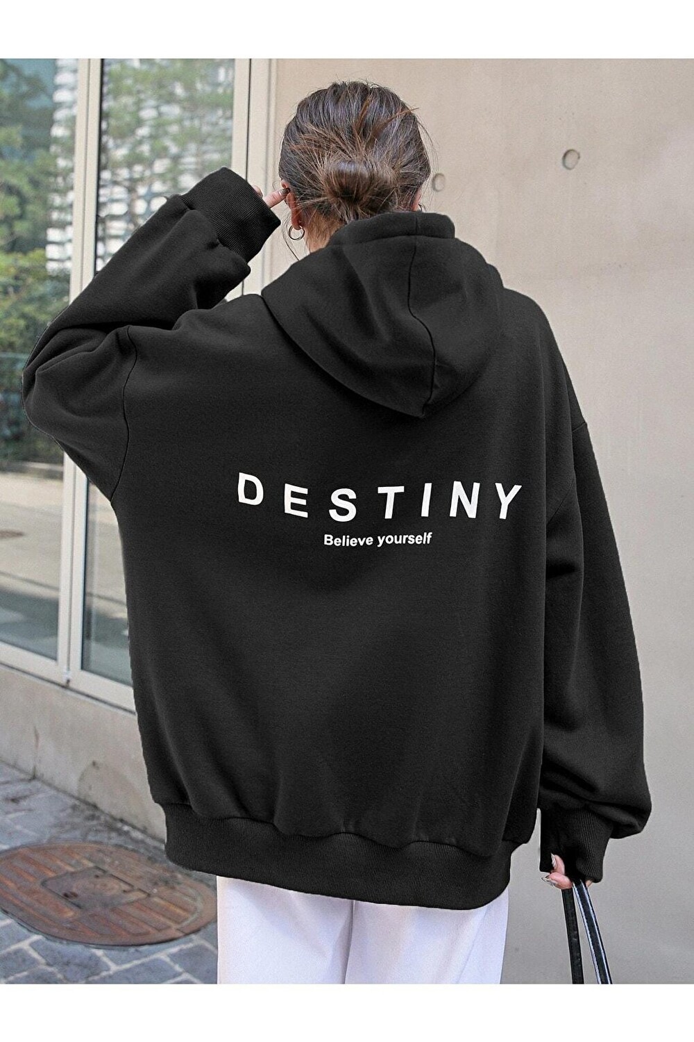 

Толстовка с ПРИНТОМ BLACK DESTINY DESIGN Trendseninle