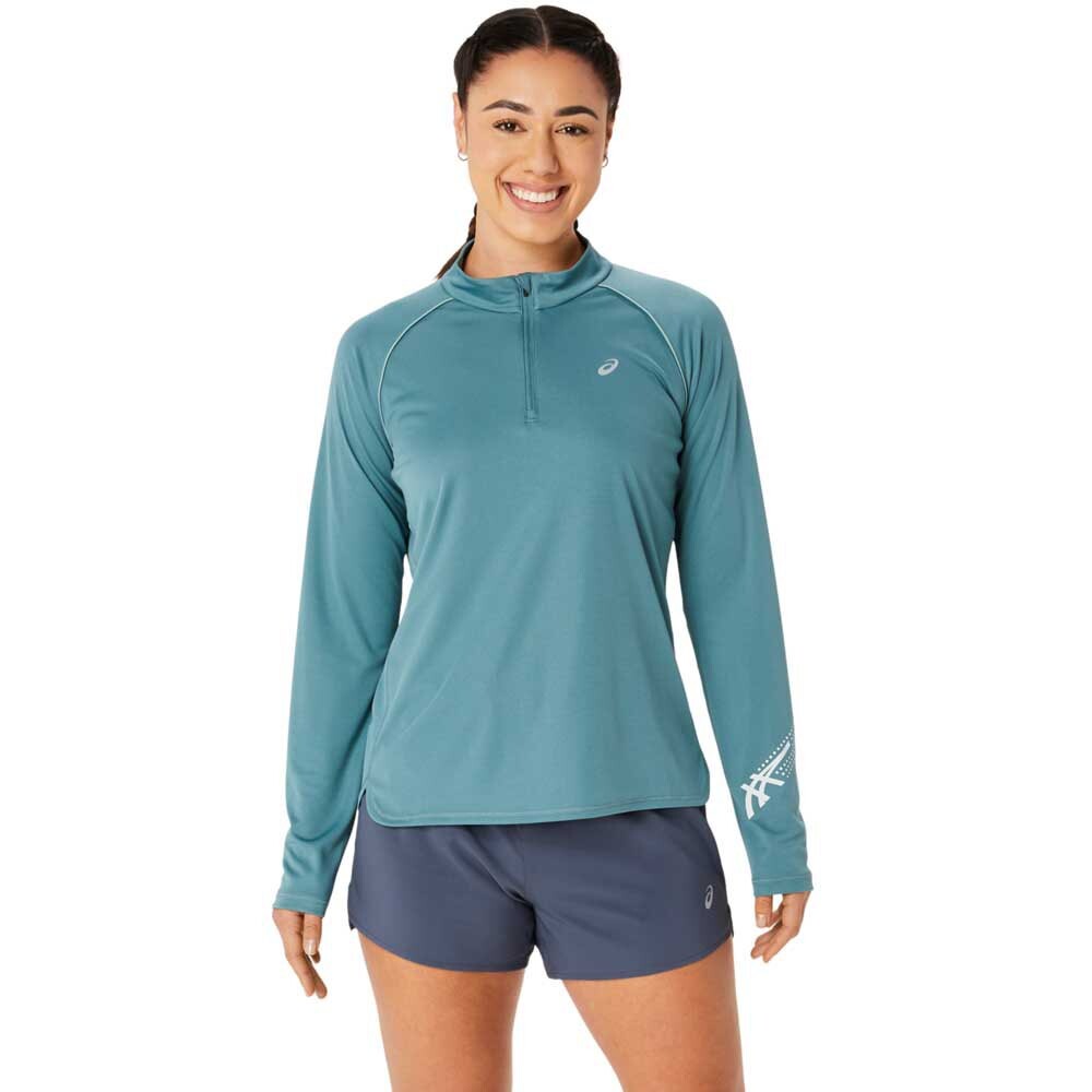 

Спортивная футболка Asics Icon half zip, синий