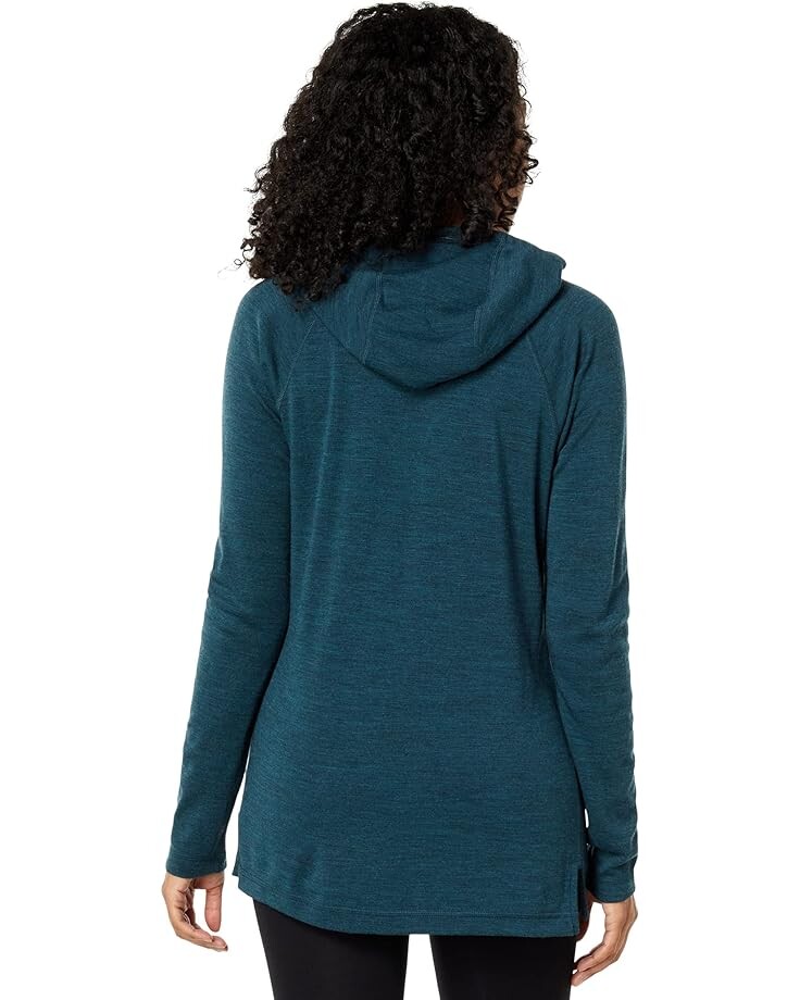 

Худи Smartwool Merino 250 Drape Neck Hoodie, цвет Twilight Blue Heather