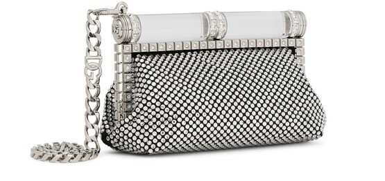 

Атласная сумка с плавкими стразами Dolce & Gabbana
