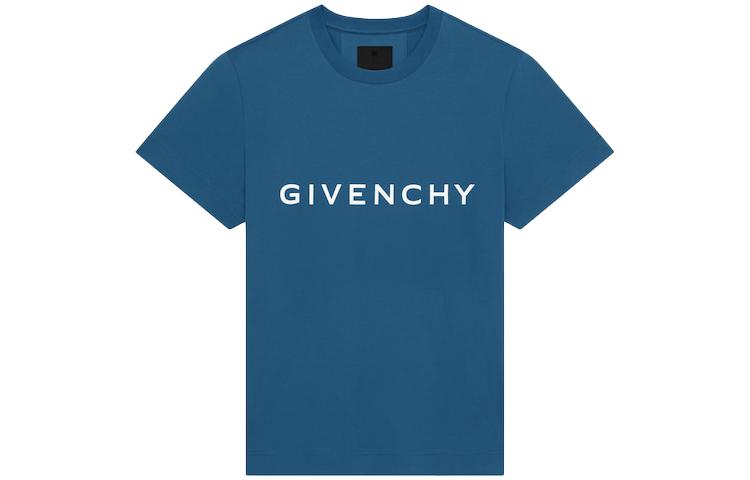 

Футболка мужская темно-синяя Givenchy, темно-синий