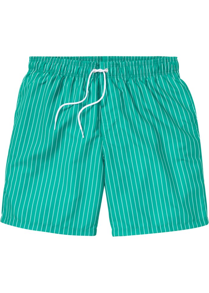 Мужские шорты для плавания из переработанного полиэстера Bpc Bonprix Collection, зеленый пляжные шорты из переработанного полиэстера bpc bonprix collection синий