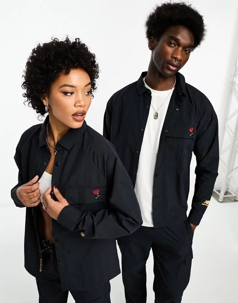 

Черная рубашка New Balance Part of the Family, эксклюзивно для ASOS