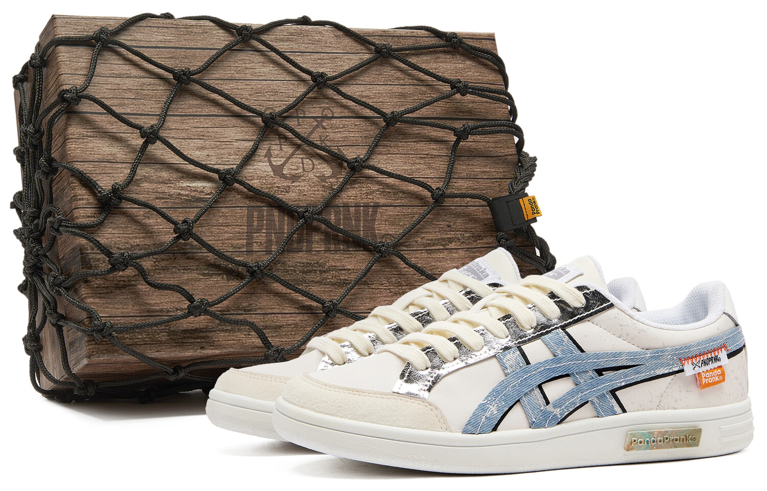 

Кроссовки Onitsuka Tiger Advanti Skateboarding Shoes Unisex Low-top White/blue, цвет Unisex White and Blue Model