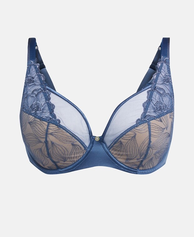 

Бюстгальтер на косточках, чашка D Maison Lejaby, цвет Slate Blue