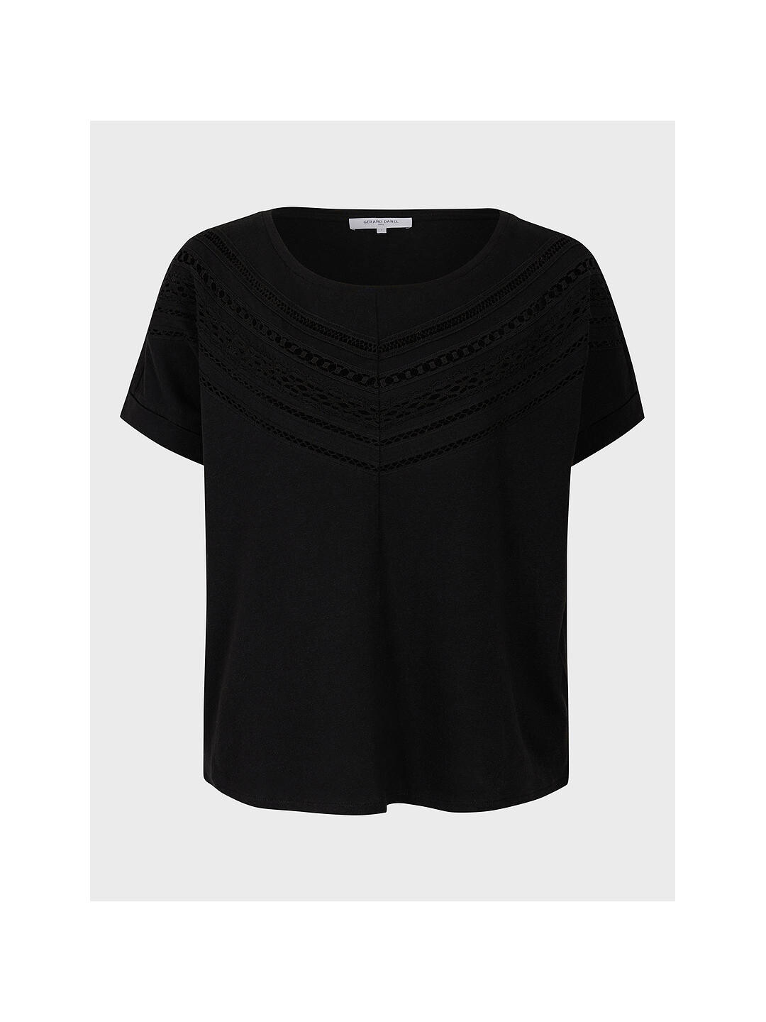 

Льняная футболка Gerard Darel Aileen, черная, Черный