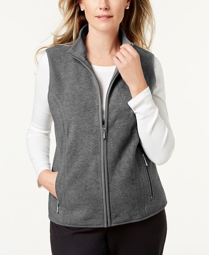 

Флисовый жилет Zeroproof Karen Scott, цвет Charcoal Heather