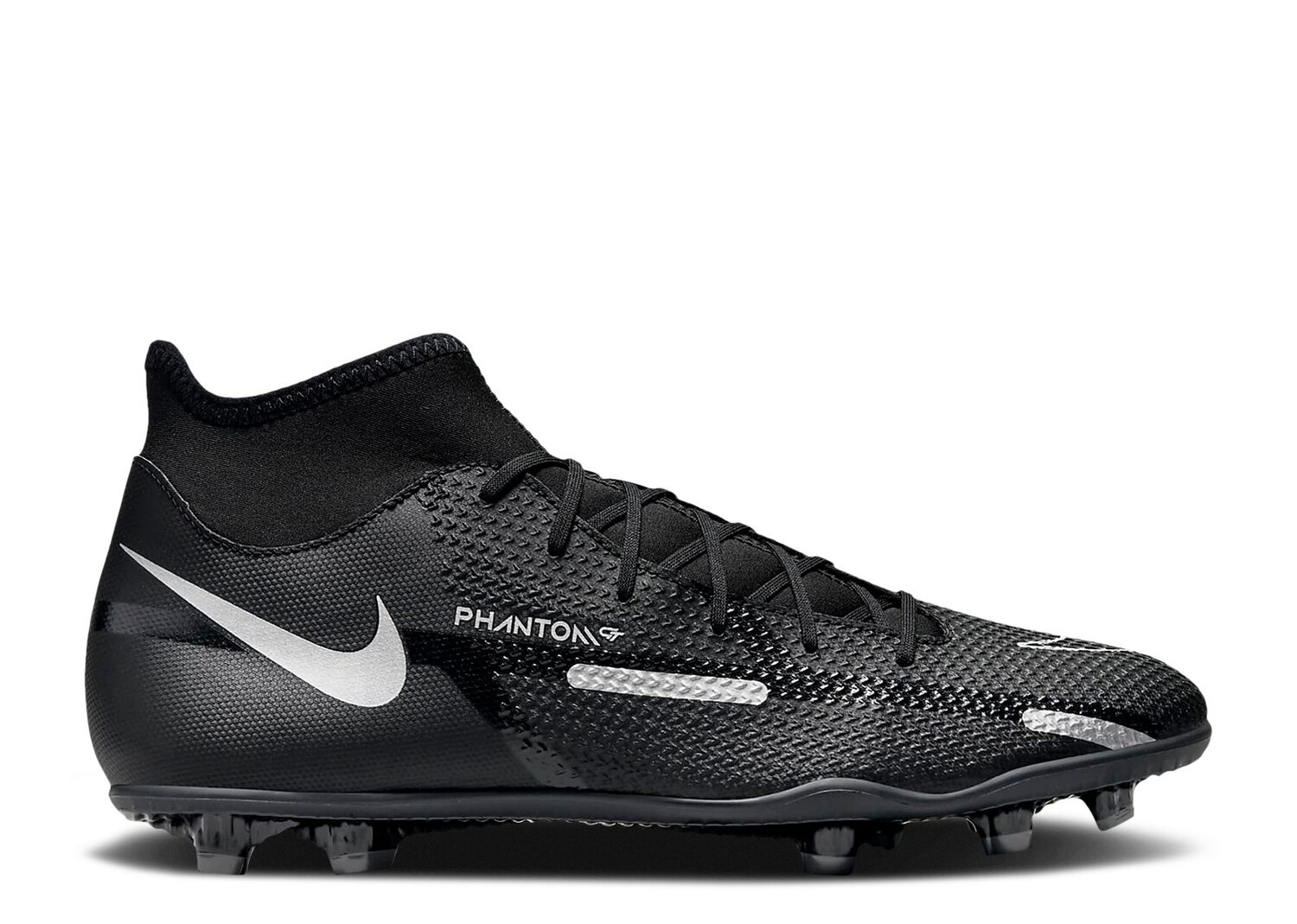 

Кроссовки Nike Phantom Gt2 Club Df Mg 'Black Metallic Silver', черный