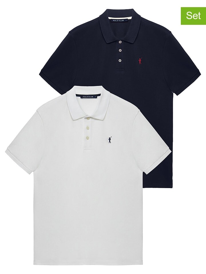 

Поло Polo Club 2er Set s, цвет dunkelblau/weiß