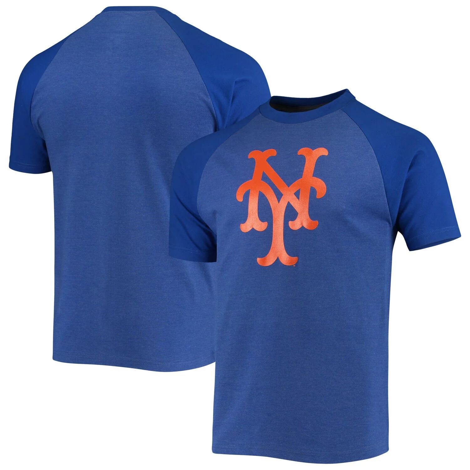 

Мужская футболка с принтом Royal New York Mets реглан Stitches