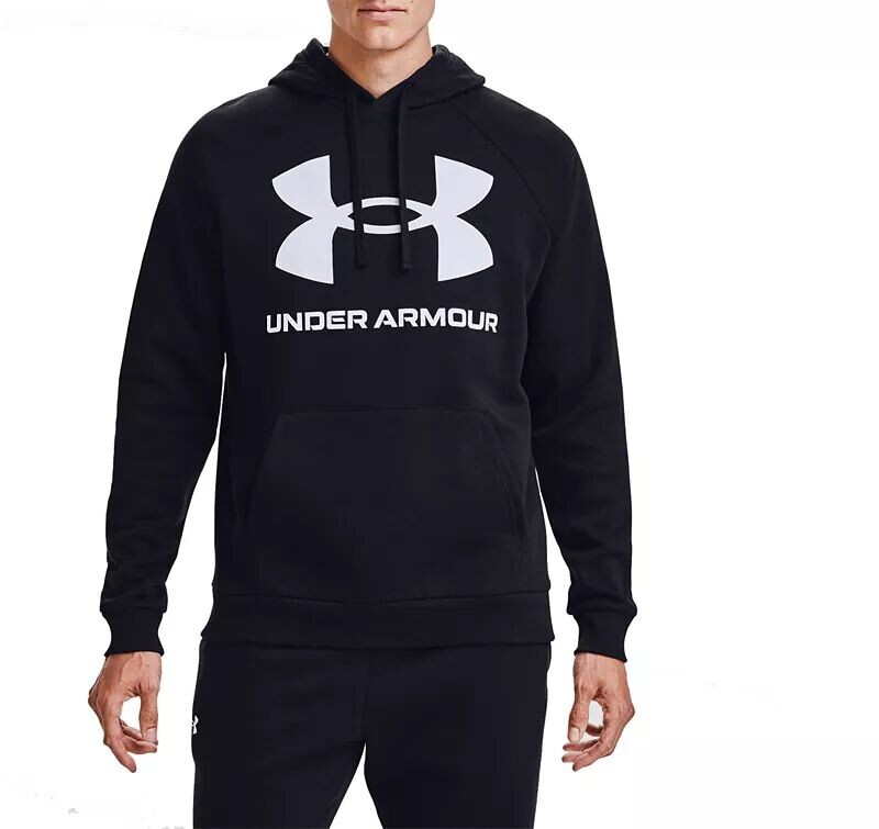 

Мужская флисовая толстовка с большим логотипом Under Armour Rival, черный