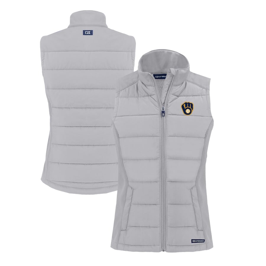 

Куртка Cutter & Buck Milwaukee Brewers, серый