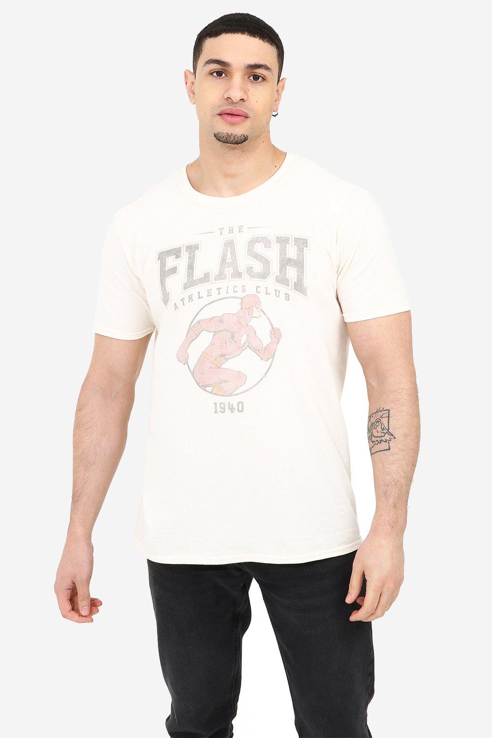 Мужская футболка Flash Athletics DC Comics, бежевый игровые фигурки dc comics фигурка супергерой 10 см