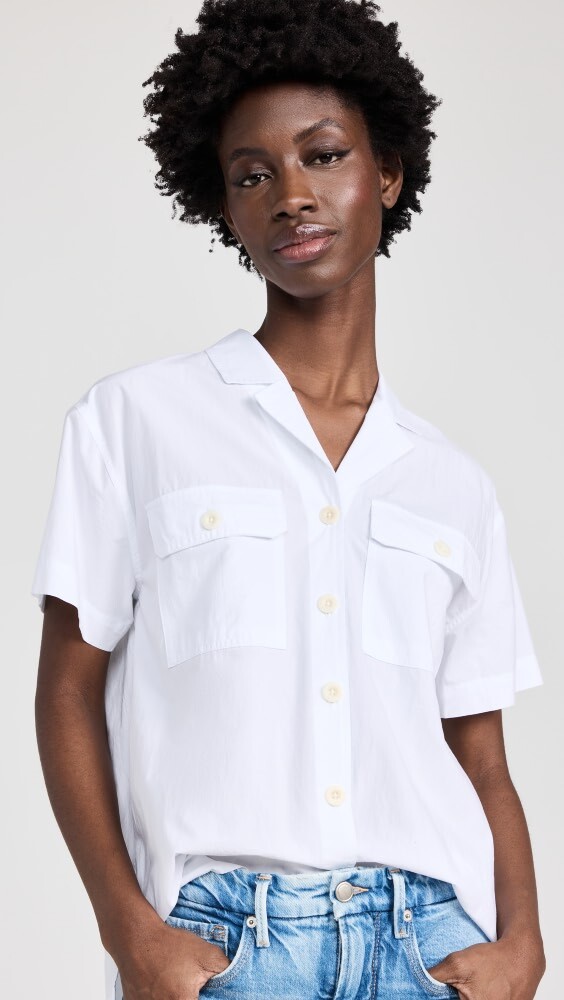 

Рубашка Madewell Signature Poplin Camp