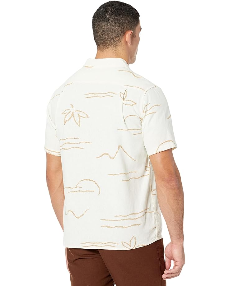 Рубашка Rhythm Bays Short Sleeve Shirt, естественный рубашка rhythm paloma short sleeve shirt естественный
