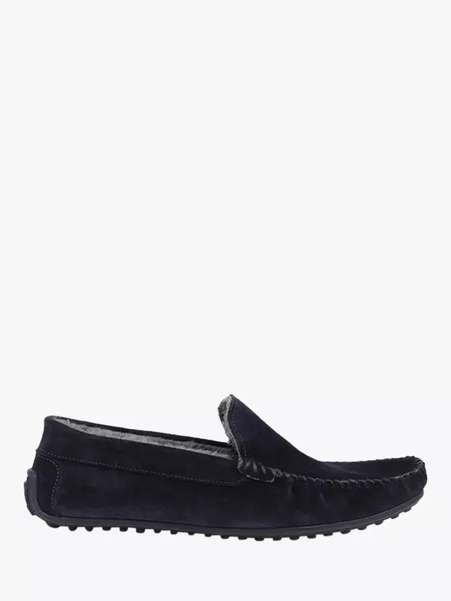 

Тапочки Jones Bootmaker Zain Suede Faux Fur Lined, темно-синий
