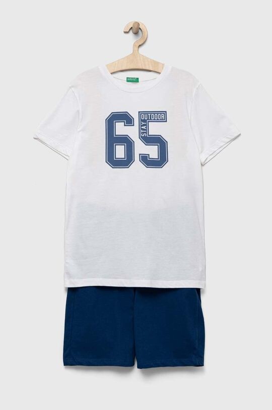 

Детский хлопковый комплект United Colors of Benetton, белый