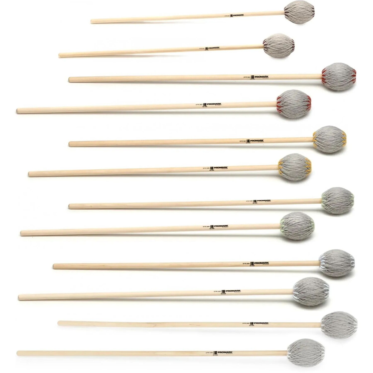 

Набор молотков для маримбы Promark SPYR SM, 6 шт.